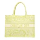 Bolso tote de lona verde Christian Dior