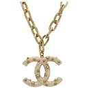 Collier en chaîne Chanel Coco Mark