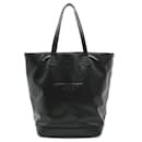 Yves Saint Laurent Black Leather Tote Bag