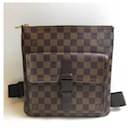 Bolsa de ombro em canvas Damier Louis Vuitton