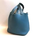 Bolso Hermes Picotin Lock PM en Blue Jean - Hermès