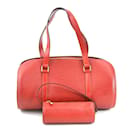 Louis Vuitton Epi Souflo Leather Handbag