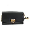 Salvatore Ferragamo Gancini Women's Leather Chain/Shoulder Wallet