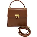 Salvatore Ferragamo Gancini Calf Leather Handbag