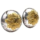 Chanel Coco Mark Metal Clip Earrings