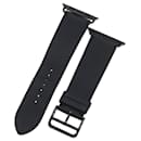 Hermes ZULU Watch Band in Black Swift Leather - Hermès