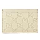 Porte-cartes en cuir Gucci Off-White