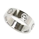 Cartier K18WG White Gold Love Ring