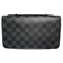 Portefeuille Zippy XL Damier Graphite Louis Vuitton