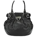 Salvatore Ferragamo Gancini Leather Handbag