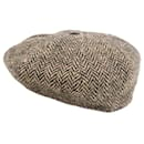 Hermes Brown Wool and Cashmere Casket Hat - Hermès