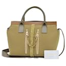 Chloé Handbag in Camel and Gray