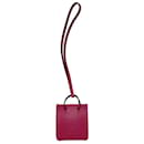 Hermes Pink Leather Handbag Charm - Hermès