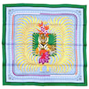 Hermes King's Tiger Fururi Silk Scarf - Hermès