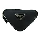 Ceinture noire Re-Nylon de Prada