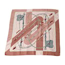 Hermes Pink Silk Scarf - Hermès