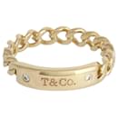 Anel Microlink Tiffany em ouro amarelo 18K - Tiffany & Co