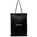 Borsa tote in pelle nera Balenciaga