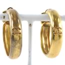 Pendientes de mujer chapados en oro Chanel Cocomark Hoop 29