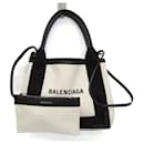 Balenciaga Navy Cabas XS Handbag