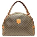 Celine Macadam Old PVC Brown Handbag - Céline