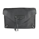 Balenciaga Paper Zip Around Sight Clutch Bag