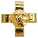 Chanel 97A Coco Mark Cross Ribbon Brooch