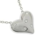 Tiffany Dots Heart Necklace in Platinum and Diamond - Tiffany & Co