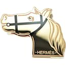 Hermes Black Metal Scarf Muffler Ring Holder - Hermès