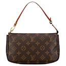 Sac à épaule Pochette Accessoires Monogram Louis Vuitton marron