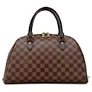 Braune Louis Vuitton Damier Ebene Ribera MM Handtasche