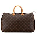 Bolsa Boston Louis Vuitton Monogram Speedy 40 marrom