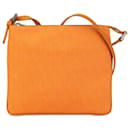 Orange Fendi Zucchino Canvas Umhängetasche