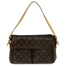 Bolsa de ombro Louis Vuitton Monogram Viva Cite GM marrom