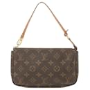 Sac à épaule Pochette Accessoires Monogram Louis Vuitton marron