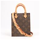 Louis Vuitton Monogram Canvas Petite Sac Plat 2Way Handbag M81295