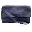 Vintage Blue Embossed Leather Convertible Bag - Autre Marque