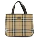 Burberry Nova Check Pattern Tote Bag