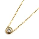 Cartier K18YG Yellow Gold Amour LM Diamond Necklace