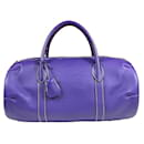 Hermes Polochon 1925 Handbag in Swift Purple - Hermès