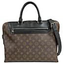 Borsa a Spalla Porte Document Jour Monogram Macassar di Louis Vuitton