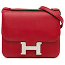 Hermès Red Mini Evercolor Constance