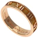 Anello stretto Tiffany Atlas in oro rosa 18K - Tiffany & Co