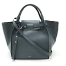 Bolsa de couro cinza Celine - Céline