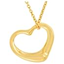 Tiffany & Co. Heart Necklace K18YG Elsa Peretti