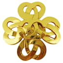 Chanel Vintage Gold Plated Brooch