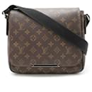 Louis Vuitton Monogram Macassar District PM Shoulder Bag