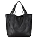 Gucci Black Leather Tote Bag