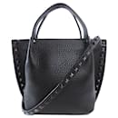 Bolso de cuero negro Valentino