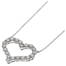 Collier large en diamant en forme de cœur sentimental Tiffany & Co.